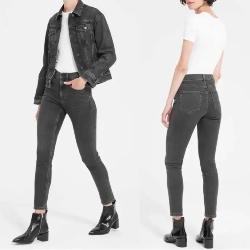 Everlane Skinny Ankle Black Jeans